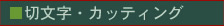 �ؕ����E�J�b�e�B���O